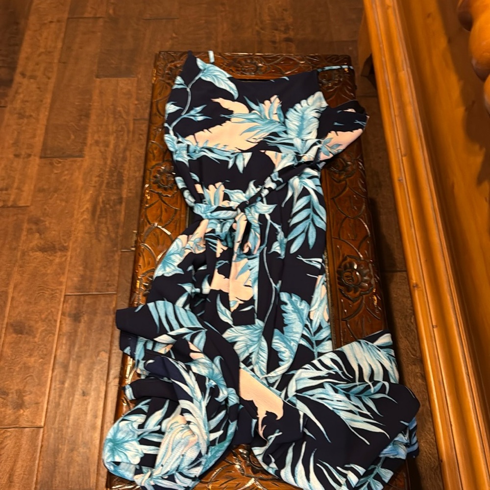Favlux tropical print jumpsuit